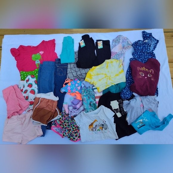 Multiples Other - NWT NWOT EUC Lot Of Girls 2 - 5T Clothing & Swimsuits & 3 Girls Size 10 Pieces